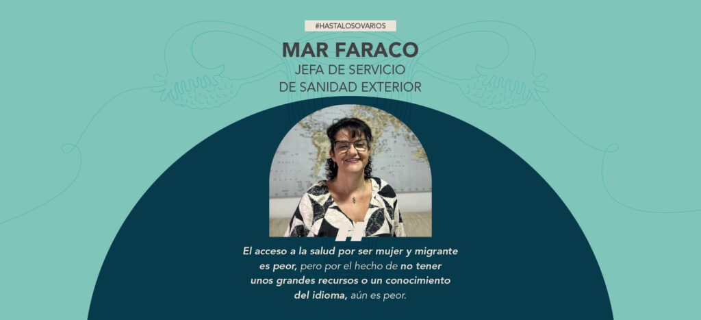 Mar Faraco, jefa de servicio de Sanidad Exterior #Hastalosovarios