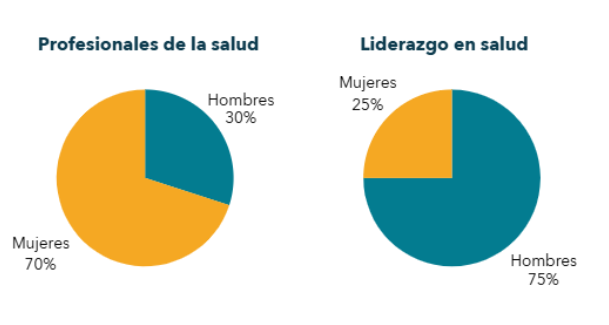 Figura 1: La feminización del poder en salud global